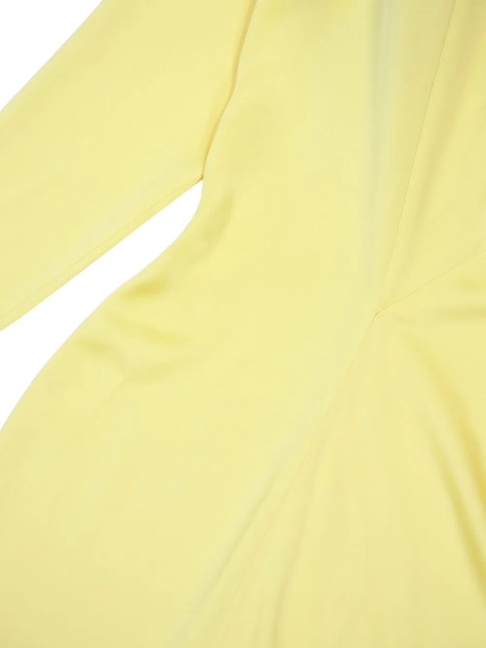Stella McCartney Maxi-jurk met hoge hals Geel