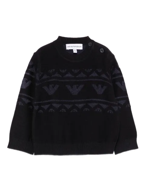 Emporio Armani Kids Maglione a fantasia