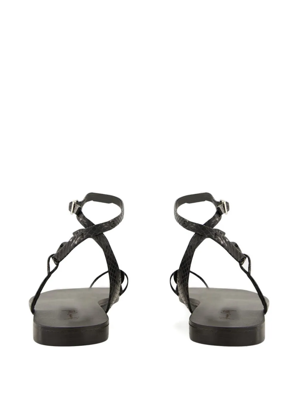 Johanna Ortiz Dazzling Crest sandalen verfraaid met kristallen Zwart