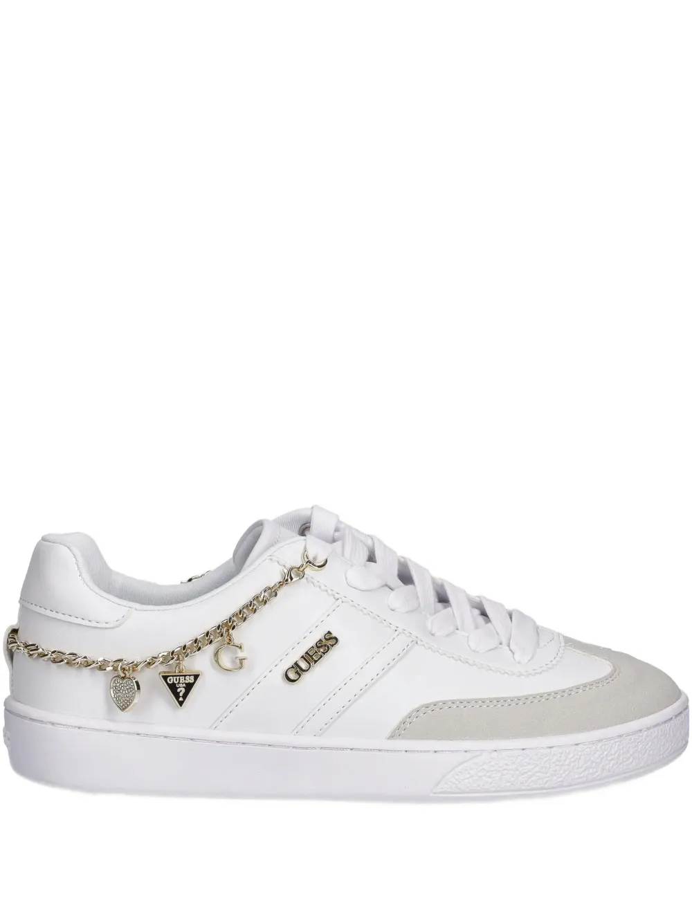 GUESS USA charm-detail sneakers Wit