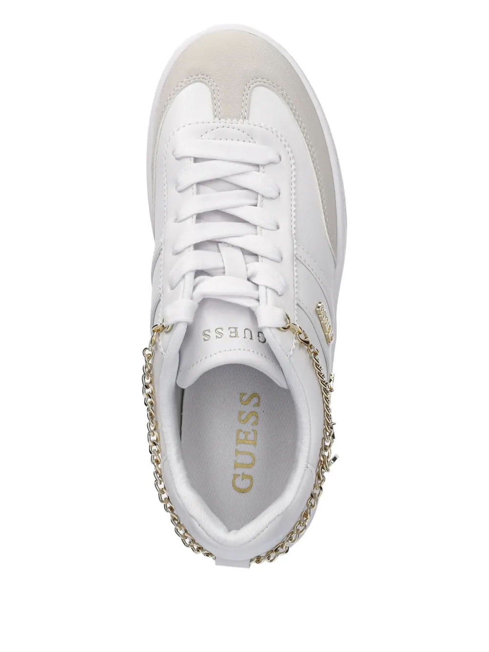 GUESS USA charm-detail sneakers Wit
