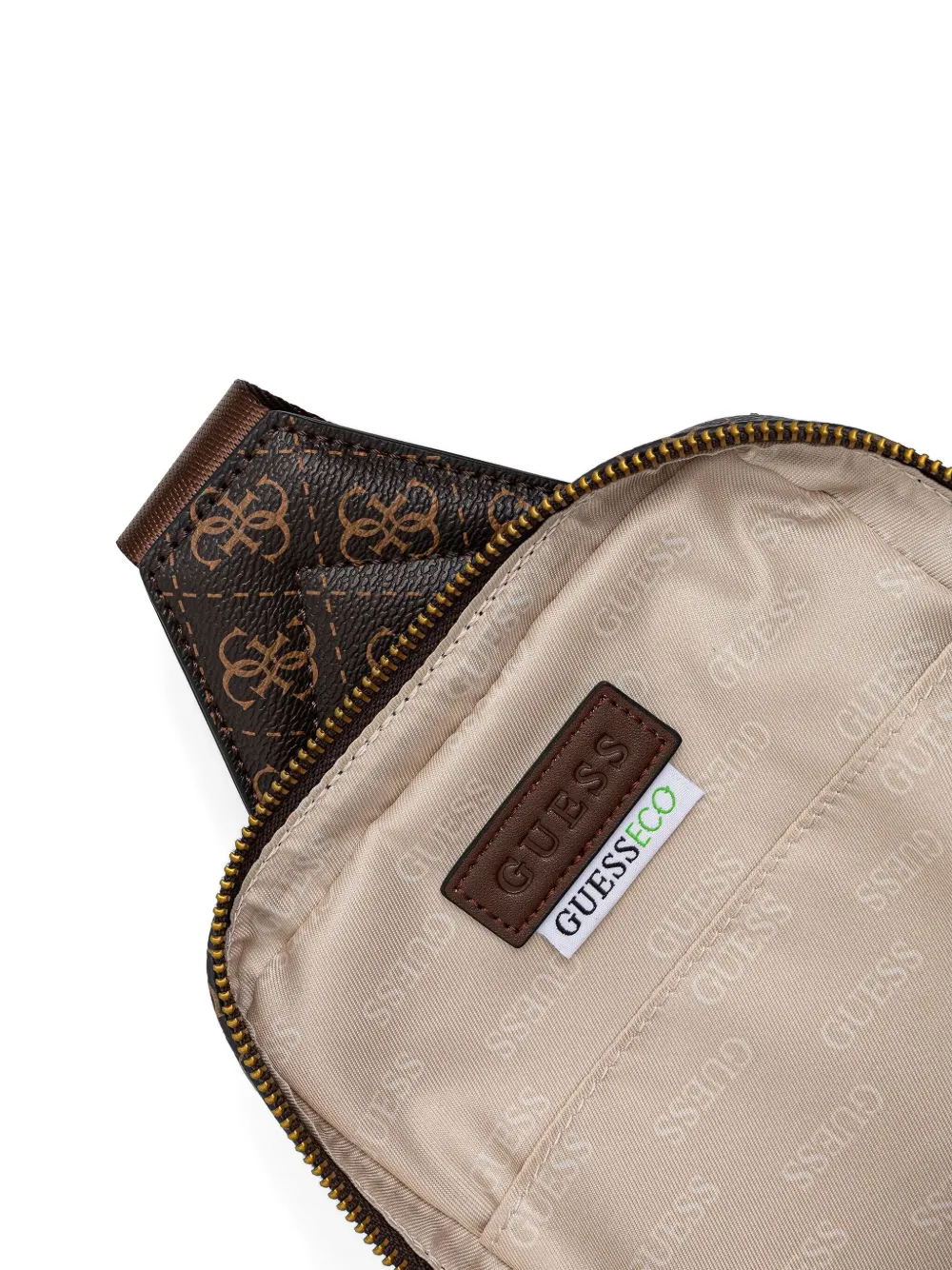 GUESS USA Heuptas met logoplakkaat Bruin