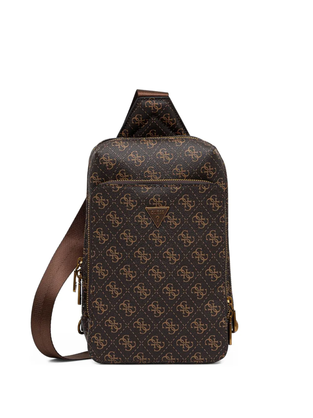 GUESS USA Heuptas met logoplakkaat Bruin