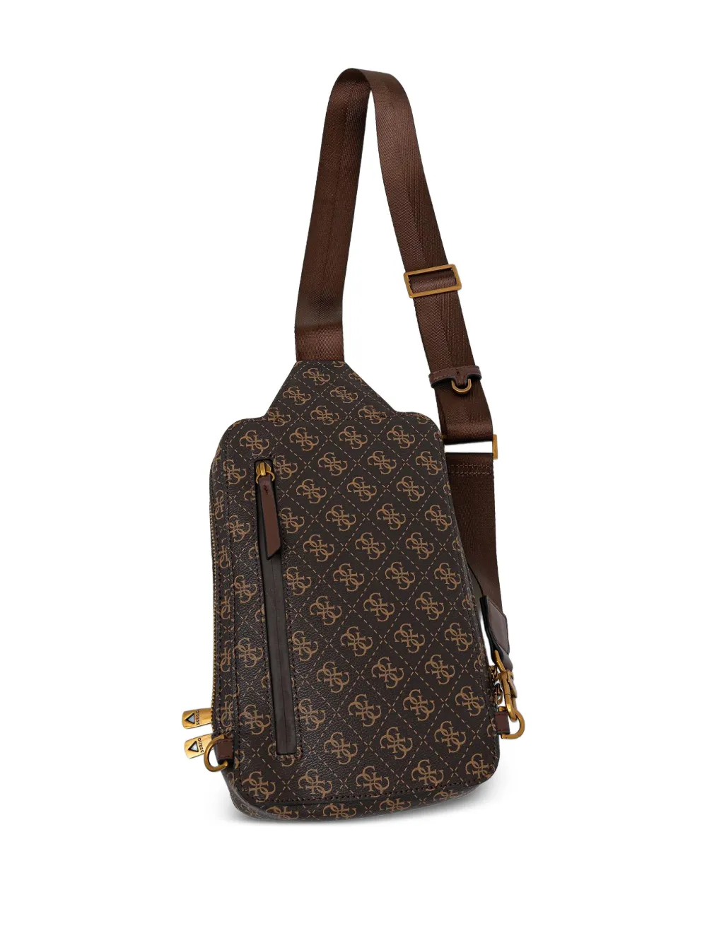 GUESS USA Heuptas met logoplakkaat Bruin