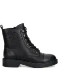 GUESS USA logo-embellished lace-up boots - Black