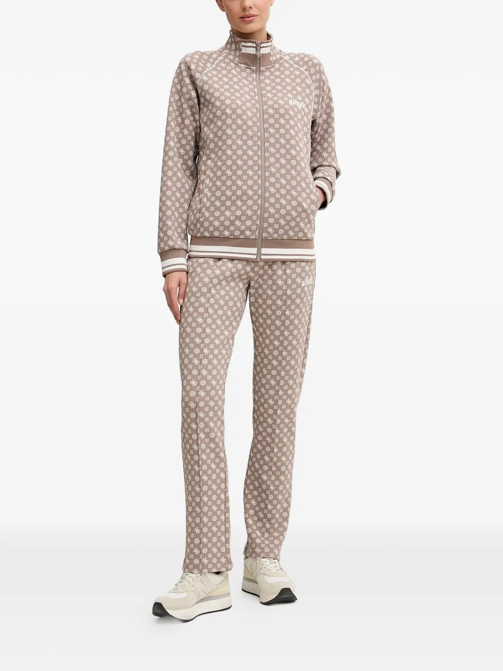 GUESS USA logo-patterned zip sweater | Sweaters | Image 2