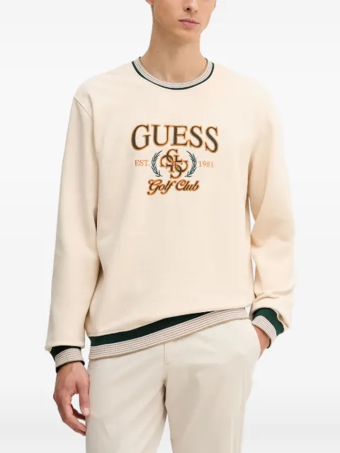 GUESS USA logo-embroidered sweatshirt