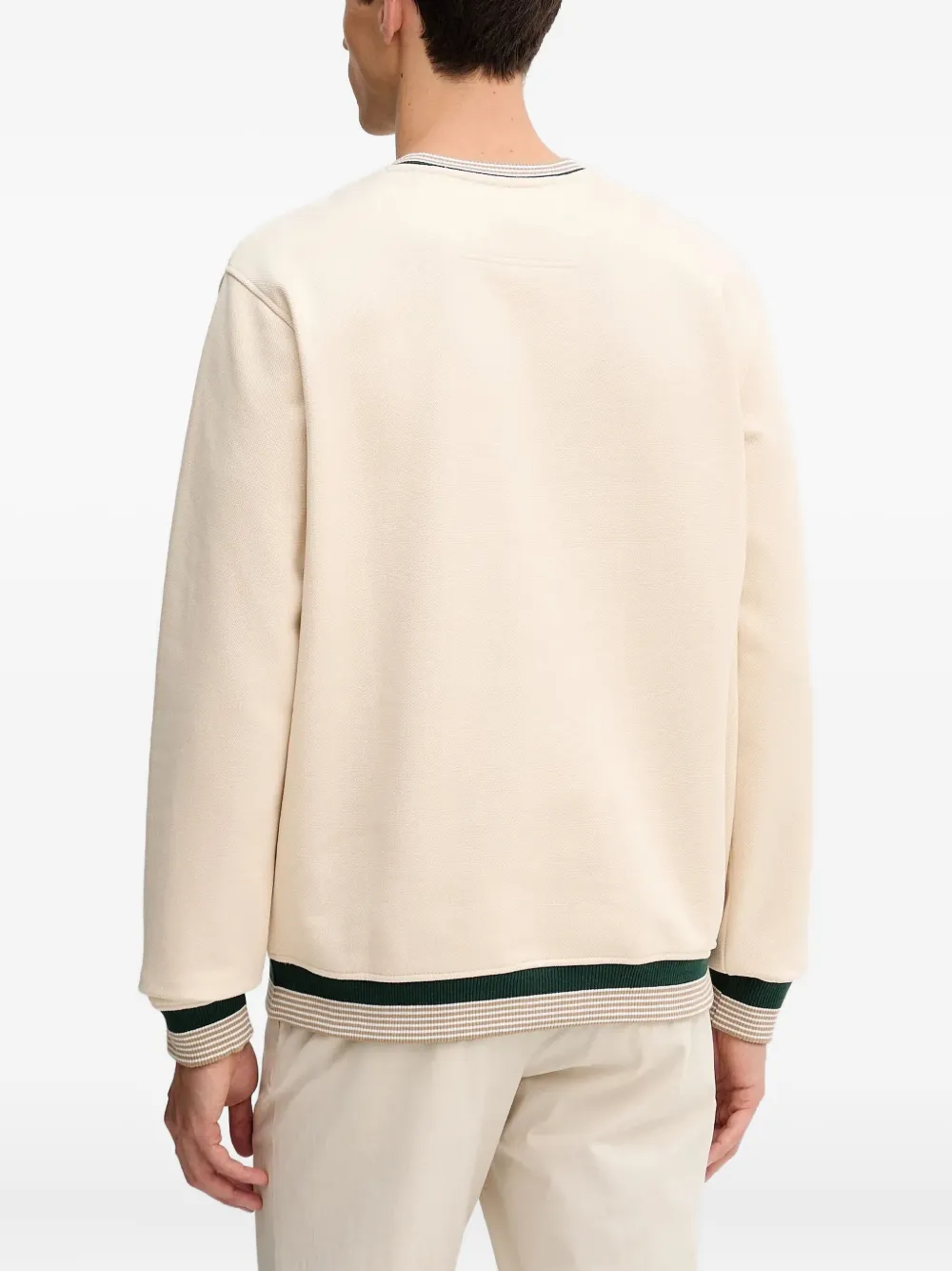 GUESS USA Sweater met geborduurd logo - Beige