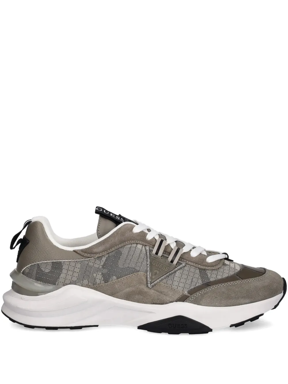 GUESS USA camouflage panelled sneakers | Grey | Image 1