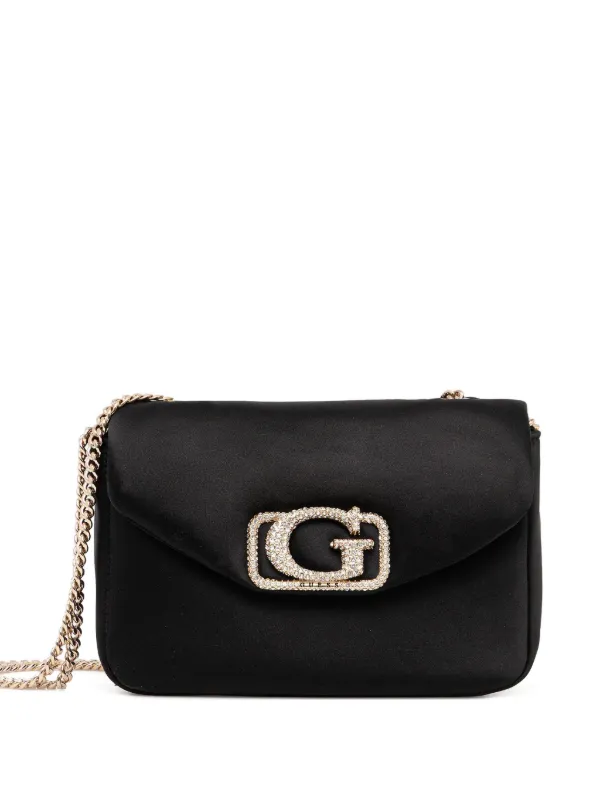 GUESS USA Prue ロゴトリム ショルダーバッグ ミニ | ブラック 