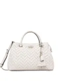 GUESS USA quilted satchel bag - White