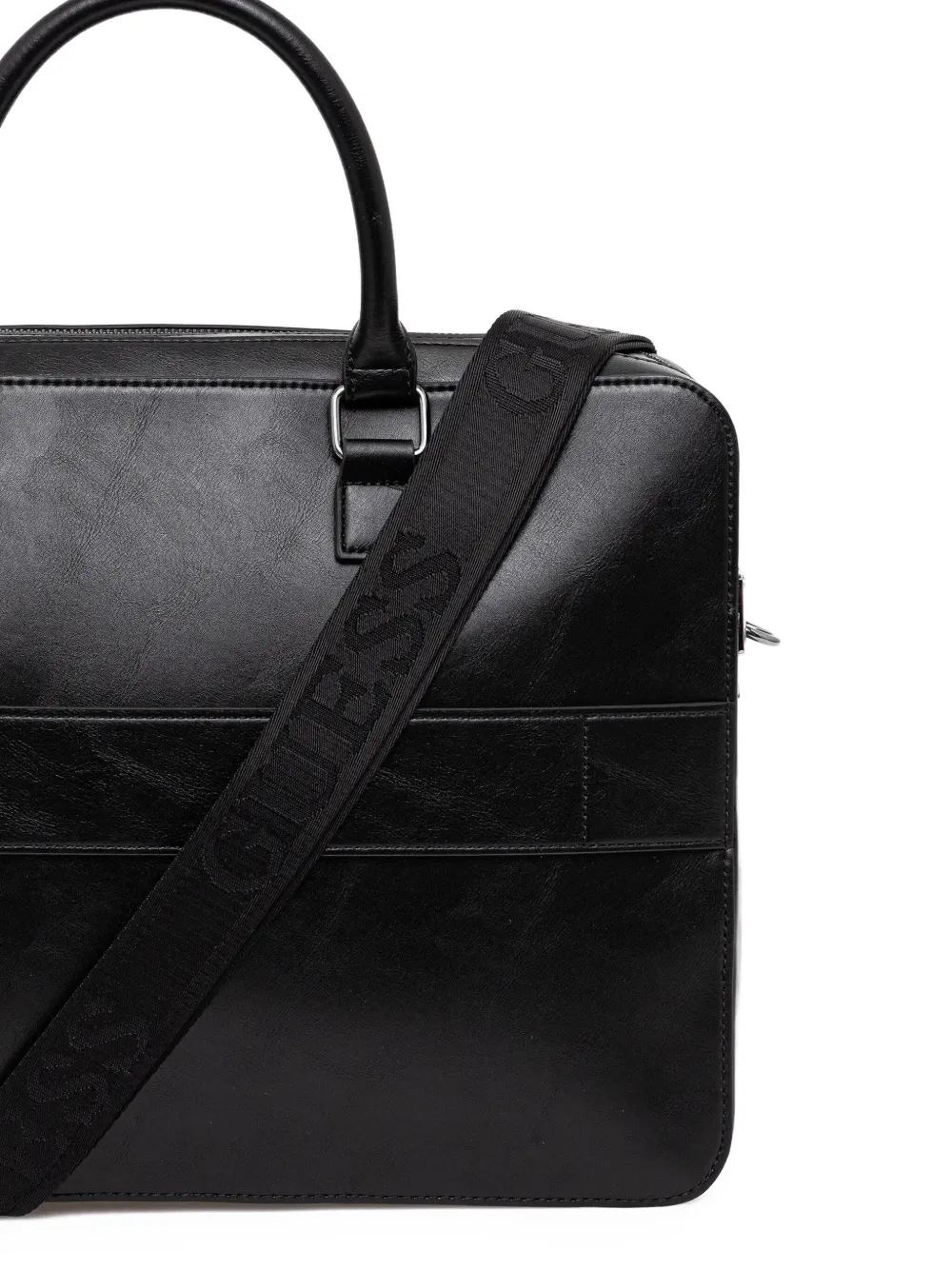 GUESS USA Laptoptas met logoplakkaat Zwart