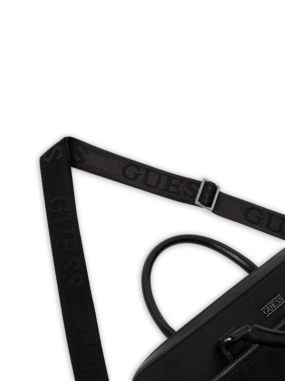 GUESS USA Laptoptas met logoplakkaat Zwart