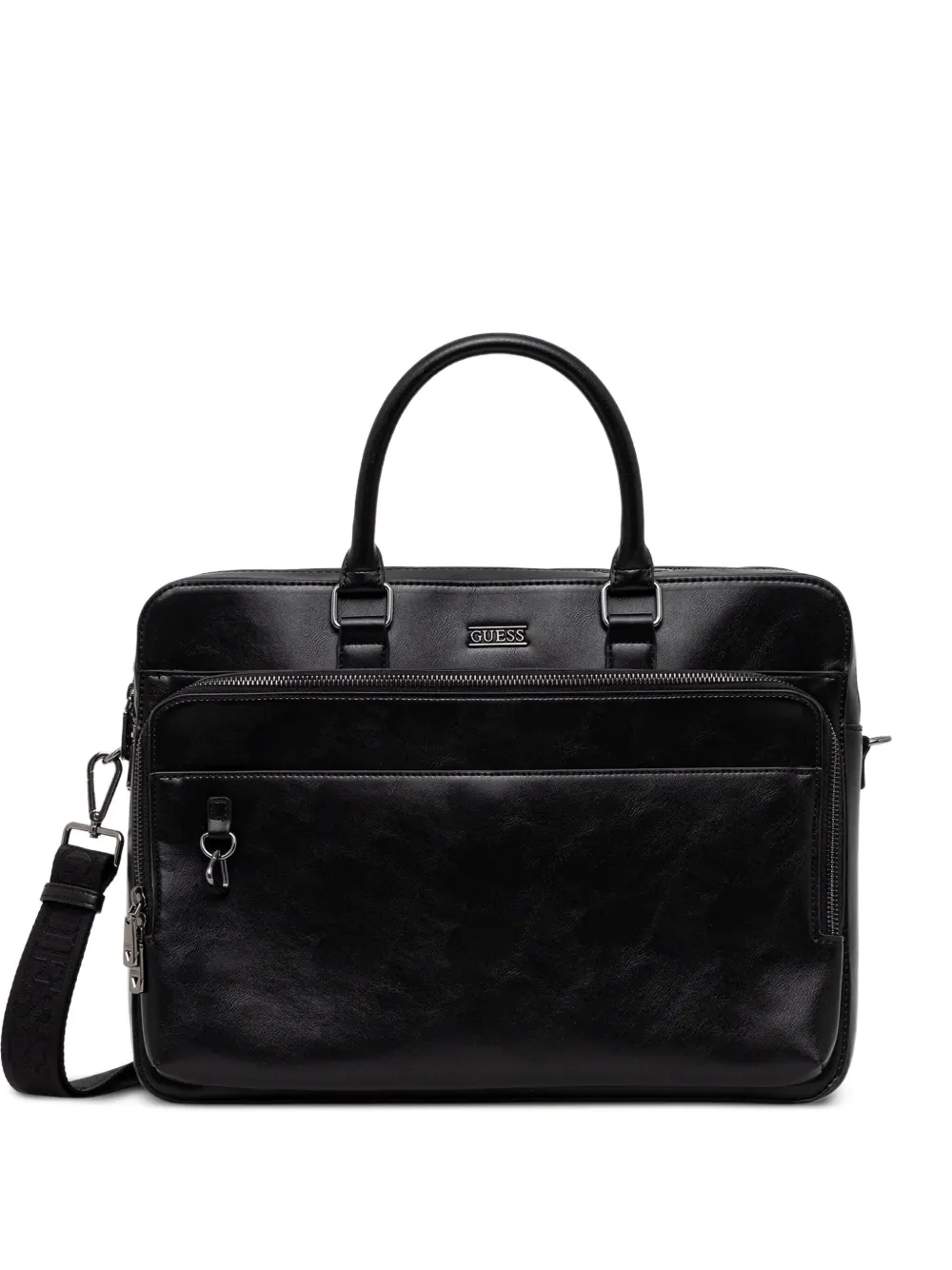 GUESS USA Laptoptas met logoplakkaat Zwart