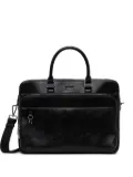 GUESS USA logo-plaque laptop bag - Black