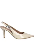 GUESS USA 85mm Nassha slingback pointed-toe pumps - Neutrals