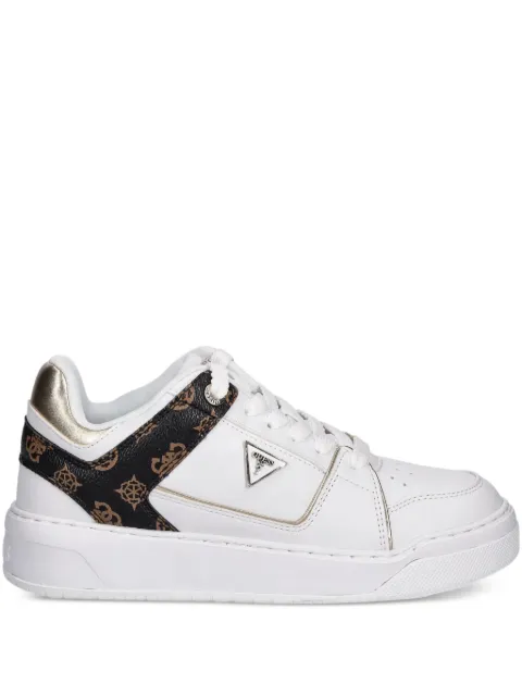 GUESS USA logo-plaque panelled sneakers 