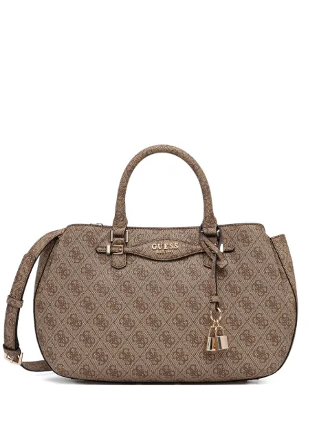 GUESS USA monogram padlock tote bag