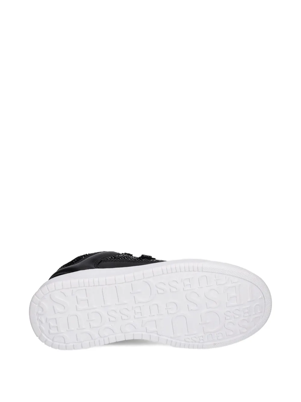 GUESS USA crystal-embellished trainers Black