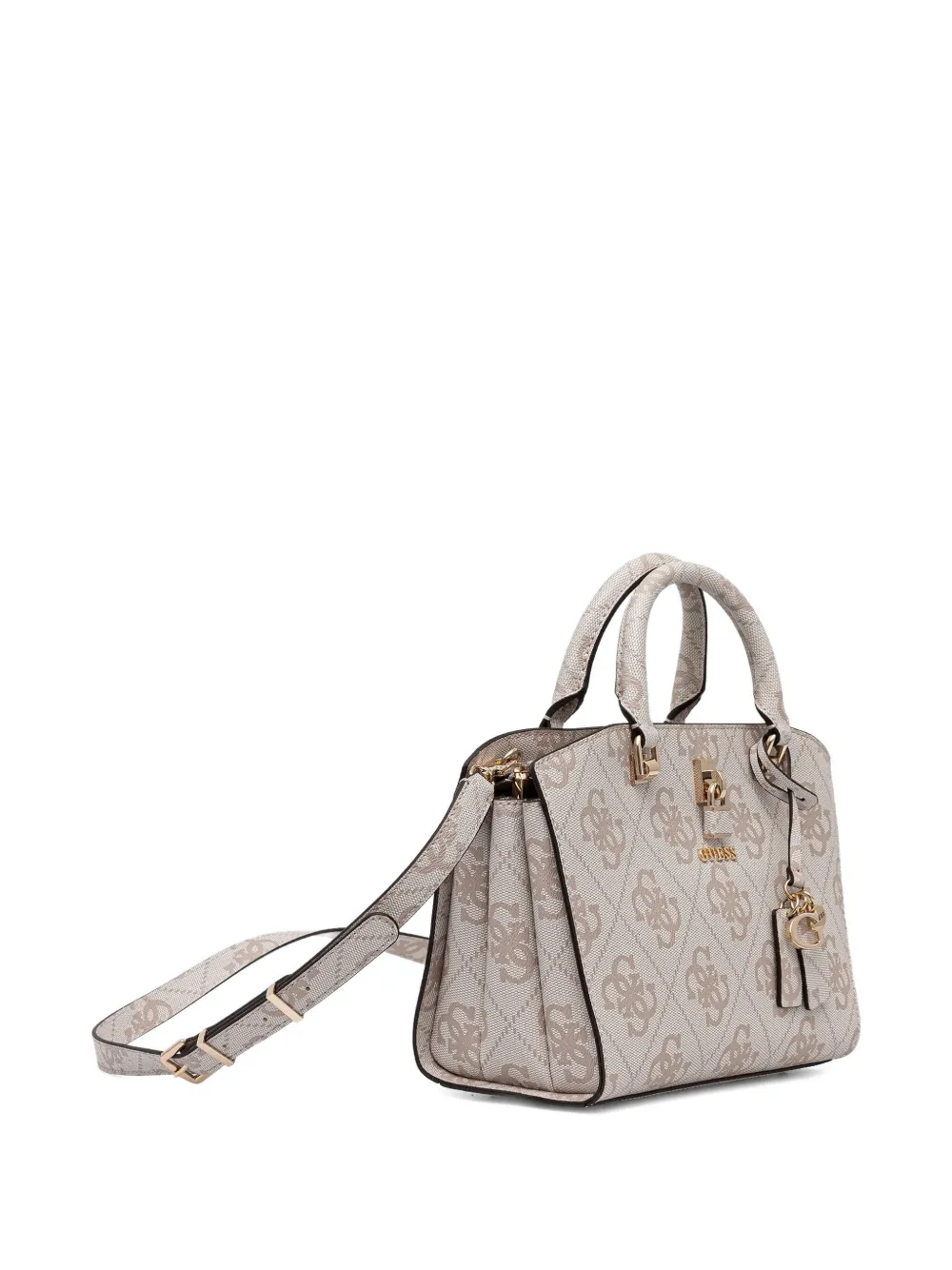 Guess Usa Queensland 4g Tote Bag In Neutral