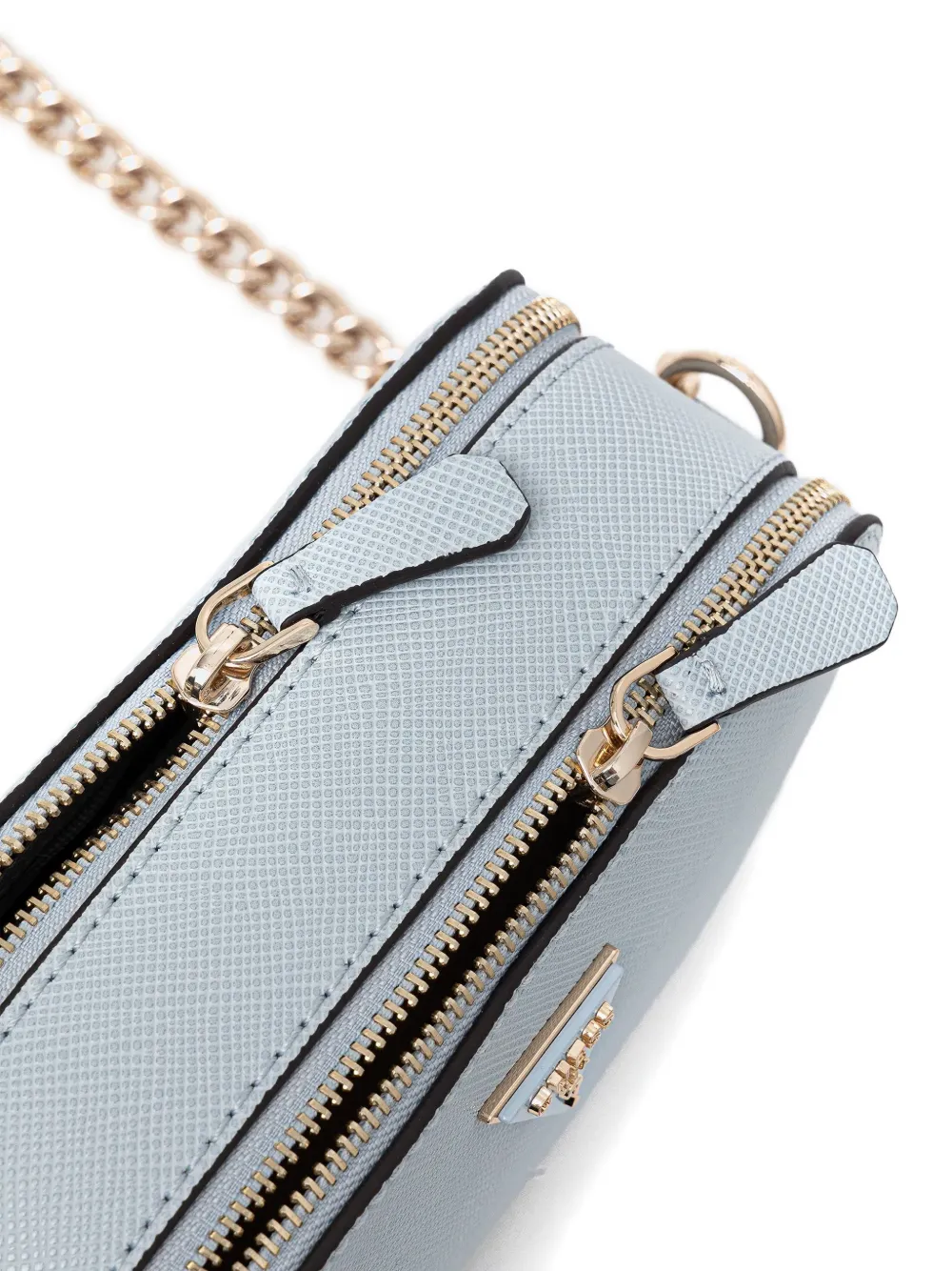 Guess Usa Mini Noelle Logo Cross Body Bag In Blue