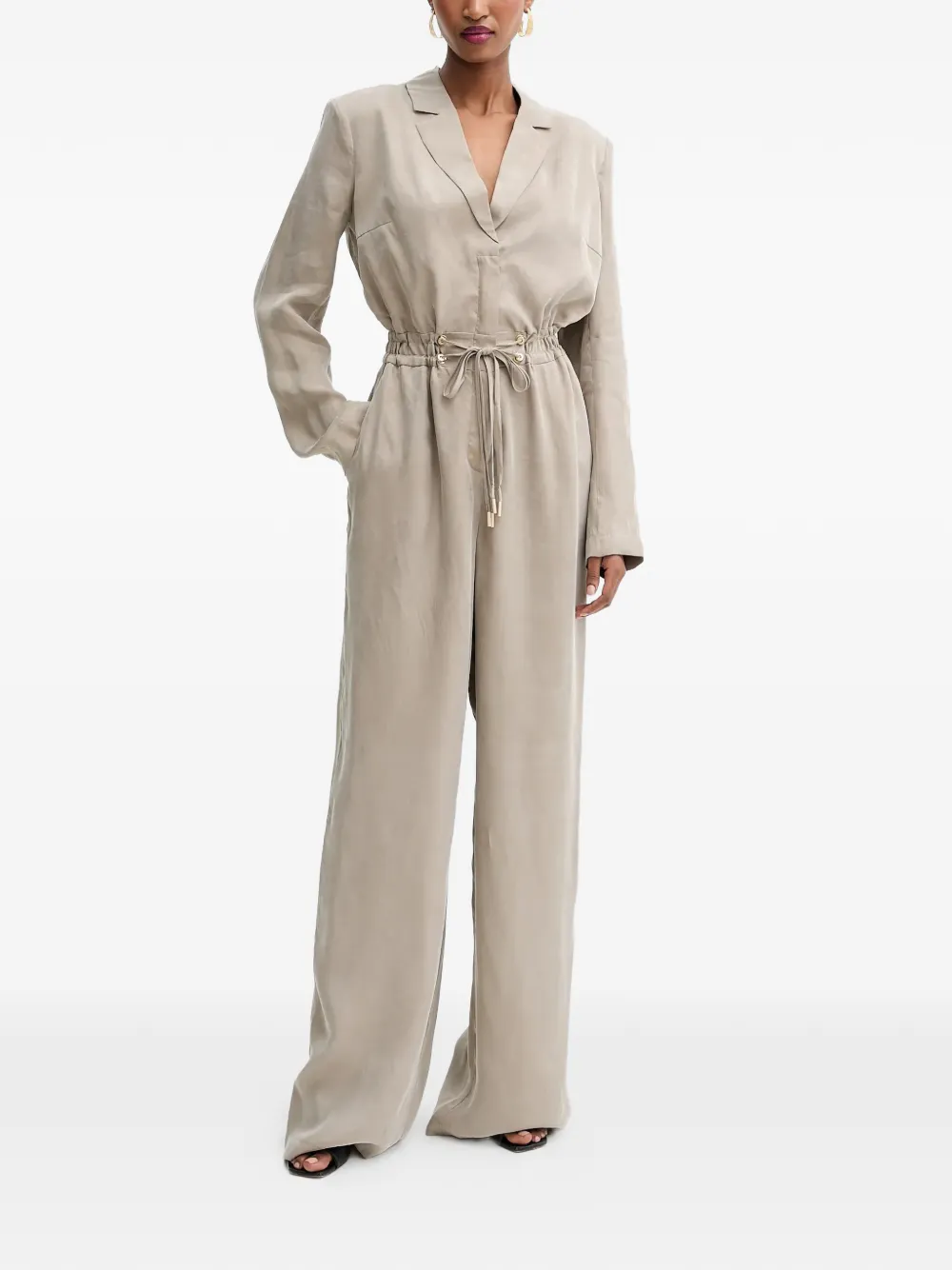 GUESS USA Celestine drawstring button jumpsuit | Full Length | Image 2