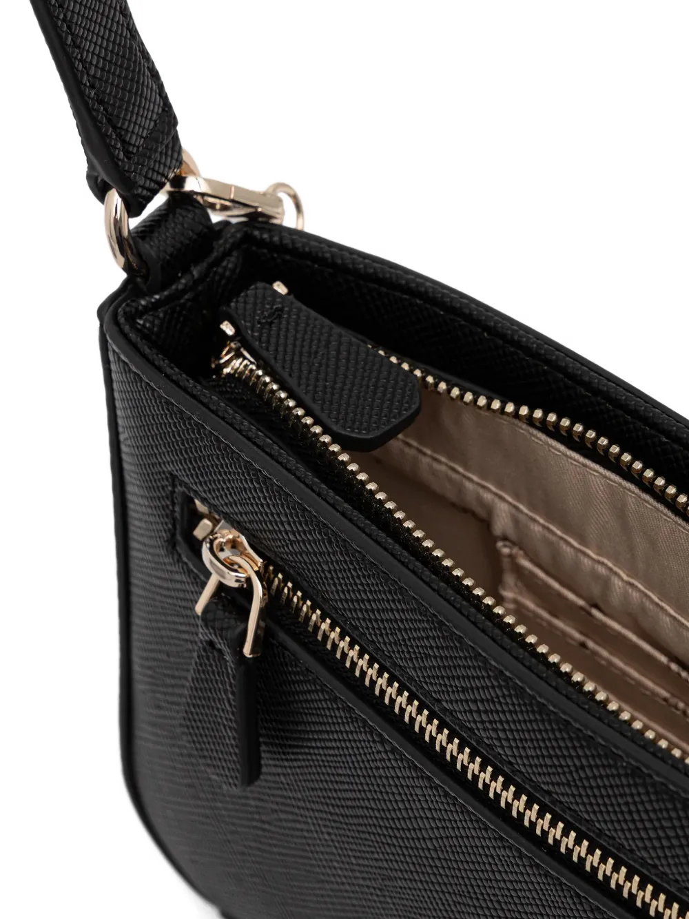 Guess Usa Noelle Chain-detail Shoulder Bag In Black
