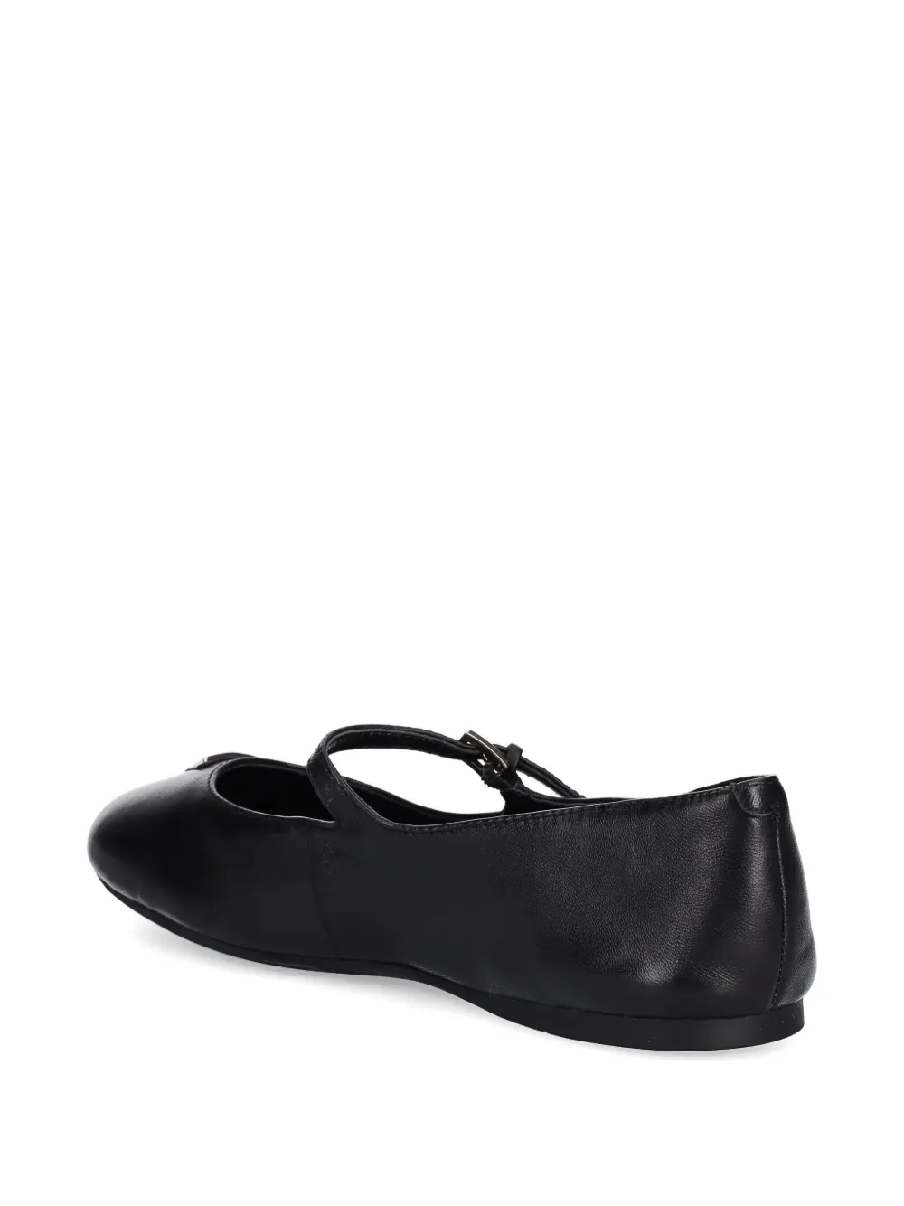 GUESS USA Leren ballerina's met gespdetail Zwart