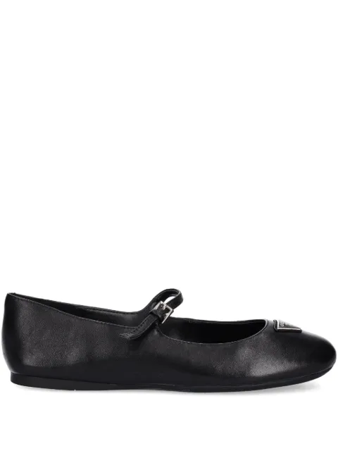GUESS USA buckle-detail leather ballet flats