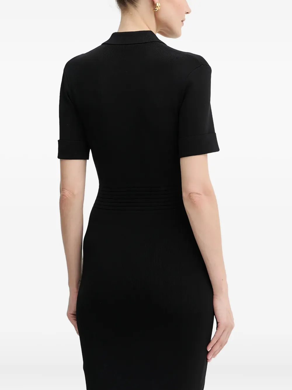 GUESS USA Gebreide mini-jurk met ceintuur Zwart