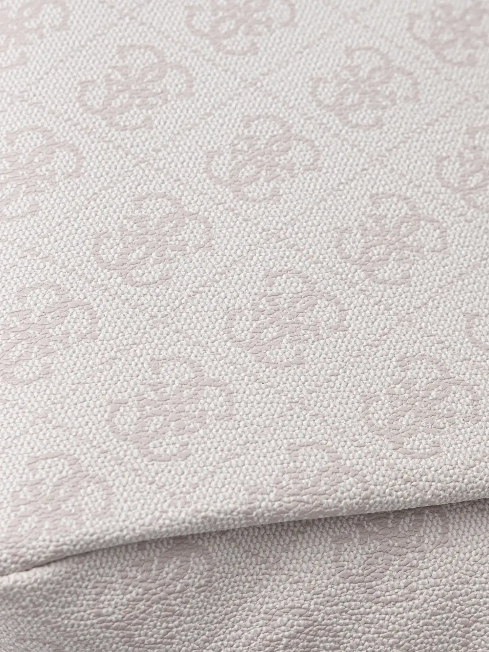 Guess Usa Monogram Zip Satchel In Neutral