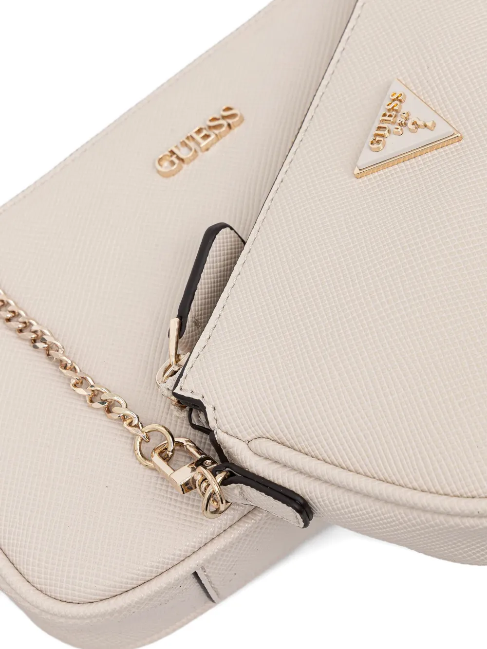 Guess Usa Mini Noelle Logo Cross Body Bag In Neutral