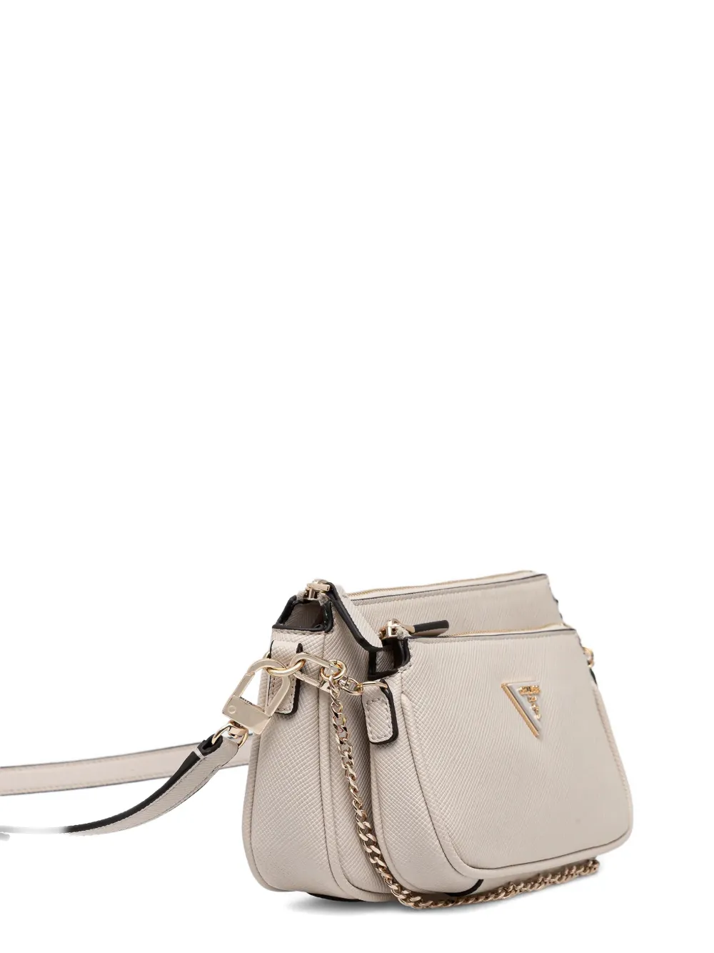 Guess Usa Mini Noelle Logo Cross Body Bag In Neutral