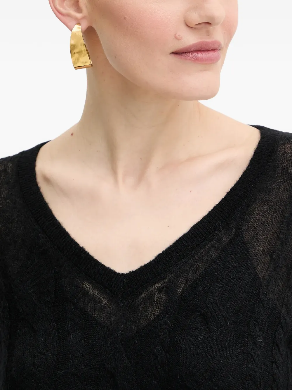 GUESS USA Trui met V-hals Zwart