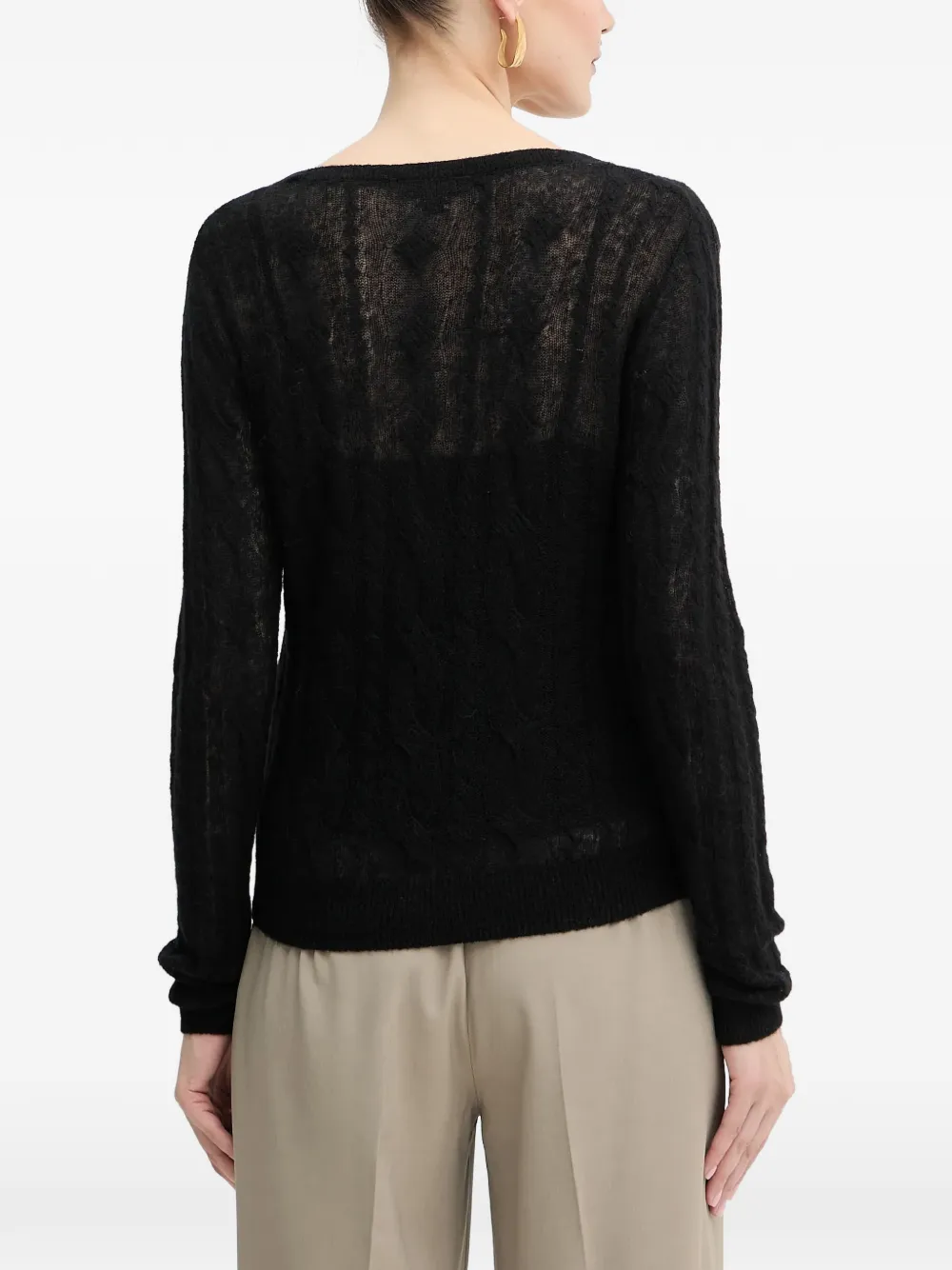 GUESS USA Trui met V-hals Zwart