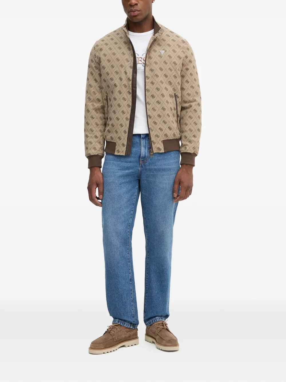 GUESS USA zip patterned jacket | Bomber Jackets | Image 2