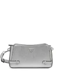 GUESS USA metallic-finish satchel bag - Silver