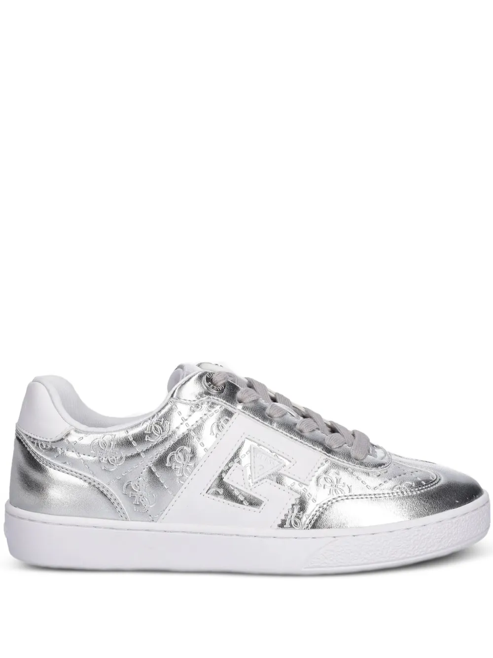 GUESS USA logo-embellished sneakers Silver