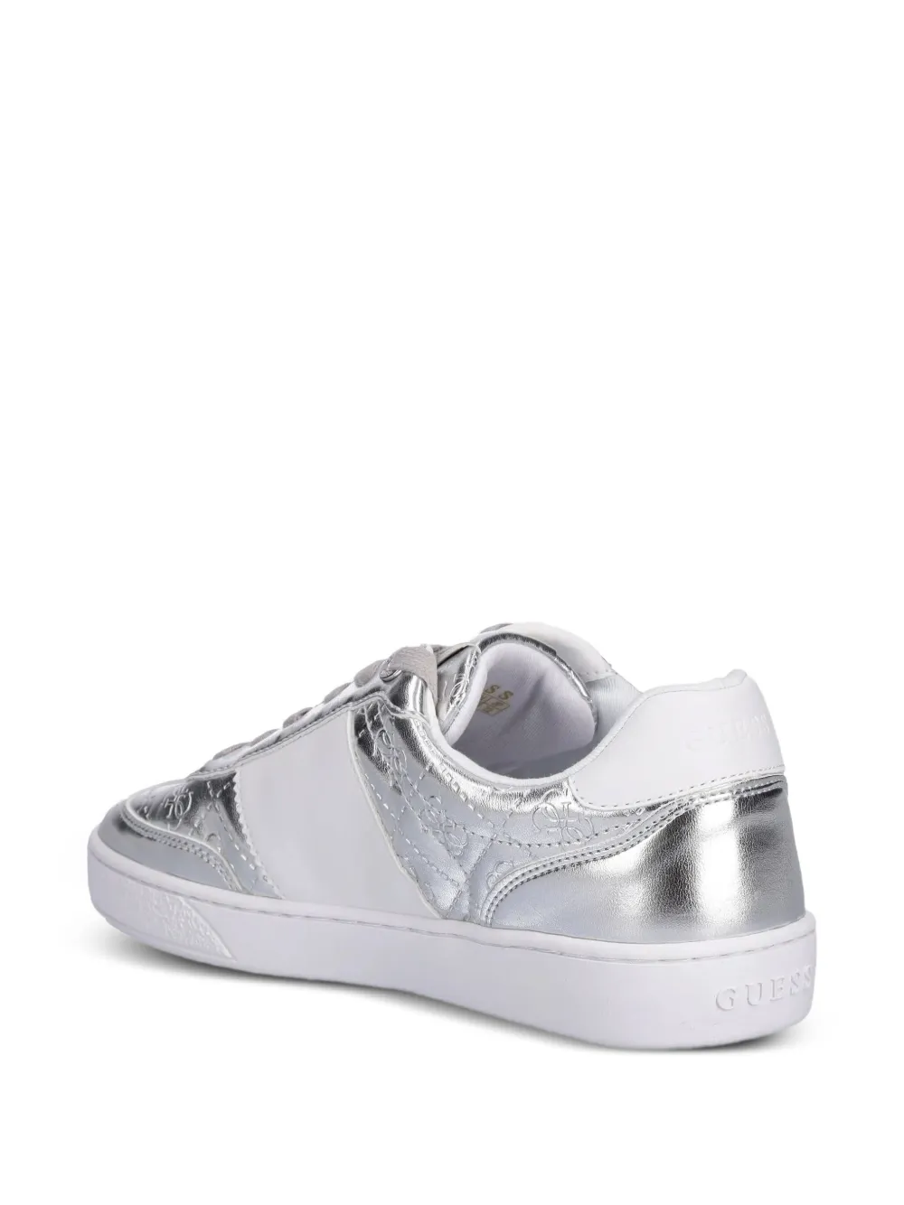 GUESS USA logo-embellished sneakers Silver