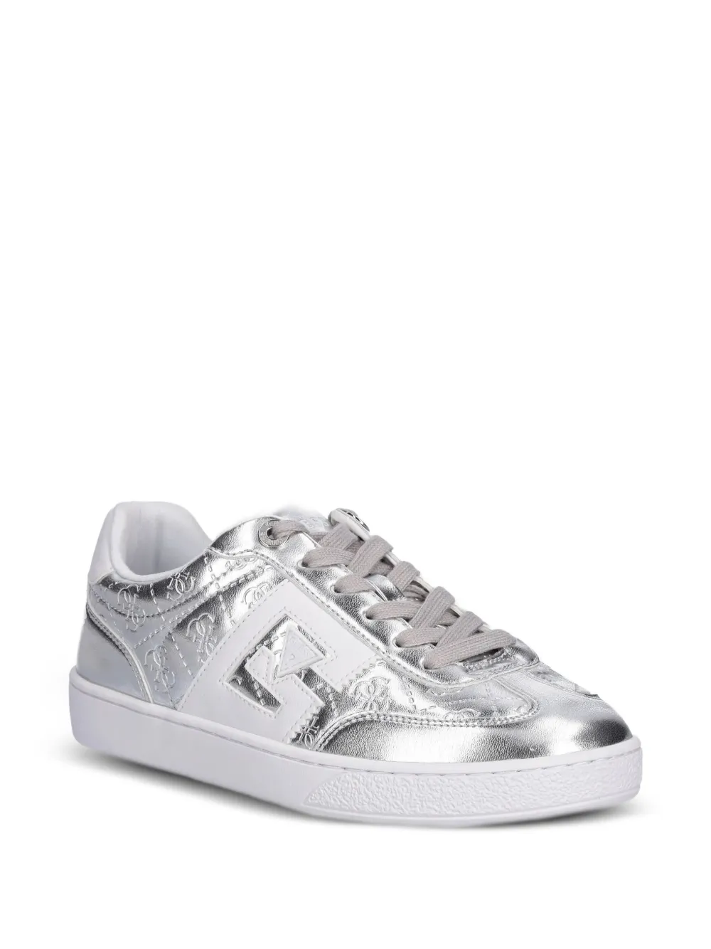 GUESS USA logo-embellished sneakers Silver
