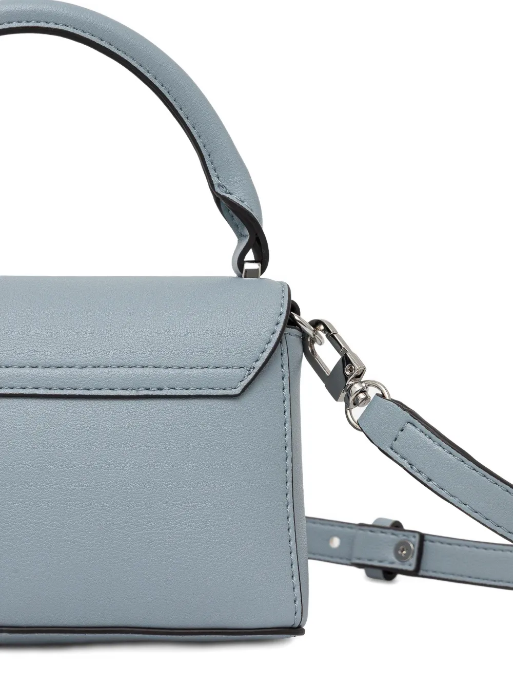 Guess Usa Mini Zaria Flower-appliqué Tote Bag In Blue