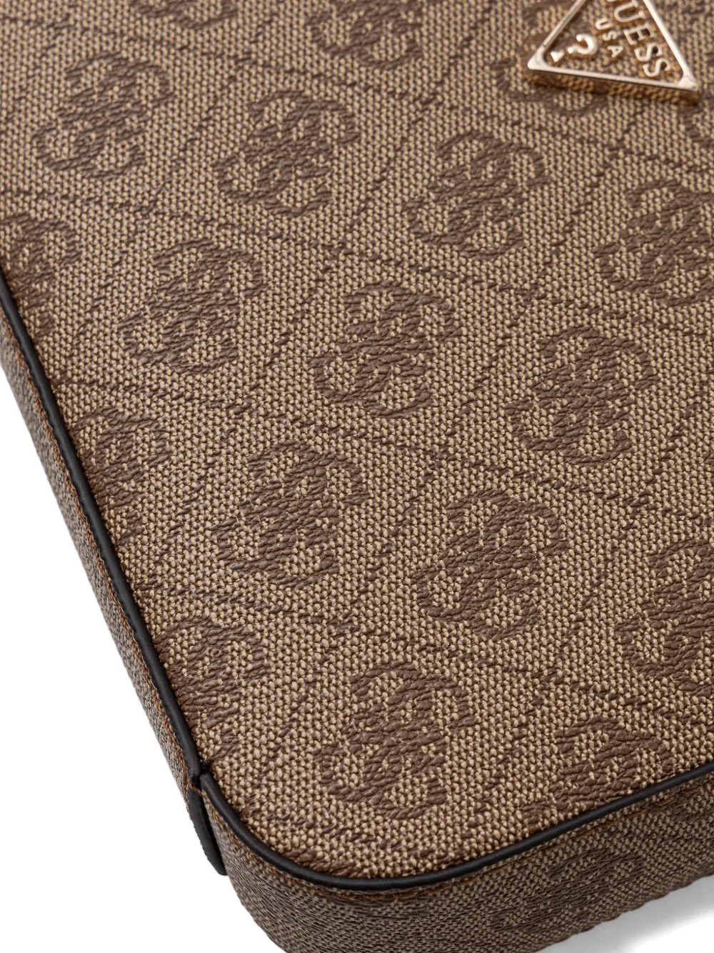GUESS USA Schoudertas met logoplakkaat Beige