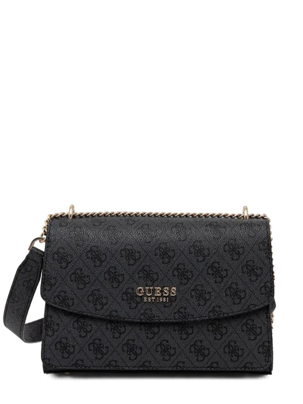 Sac Bandoulière Guess Femme - Couleur Pêche Et Noir - Taille Small Avec Fermeture éclair