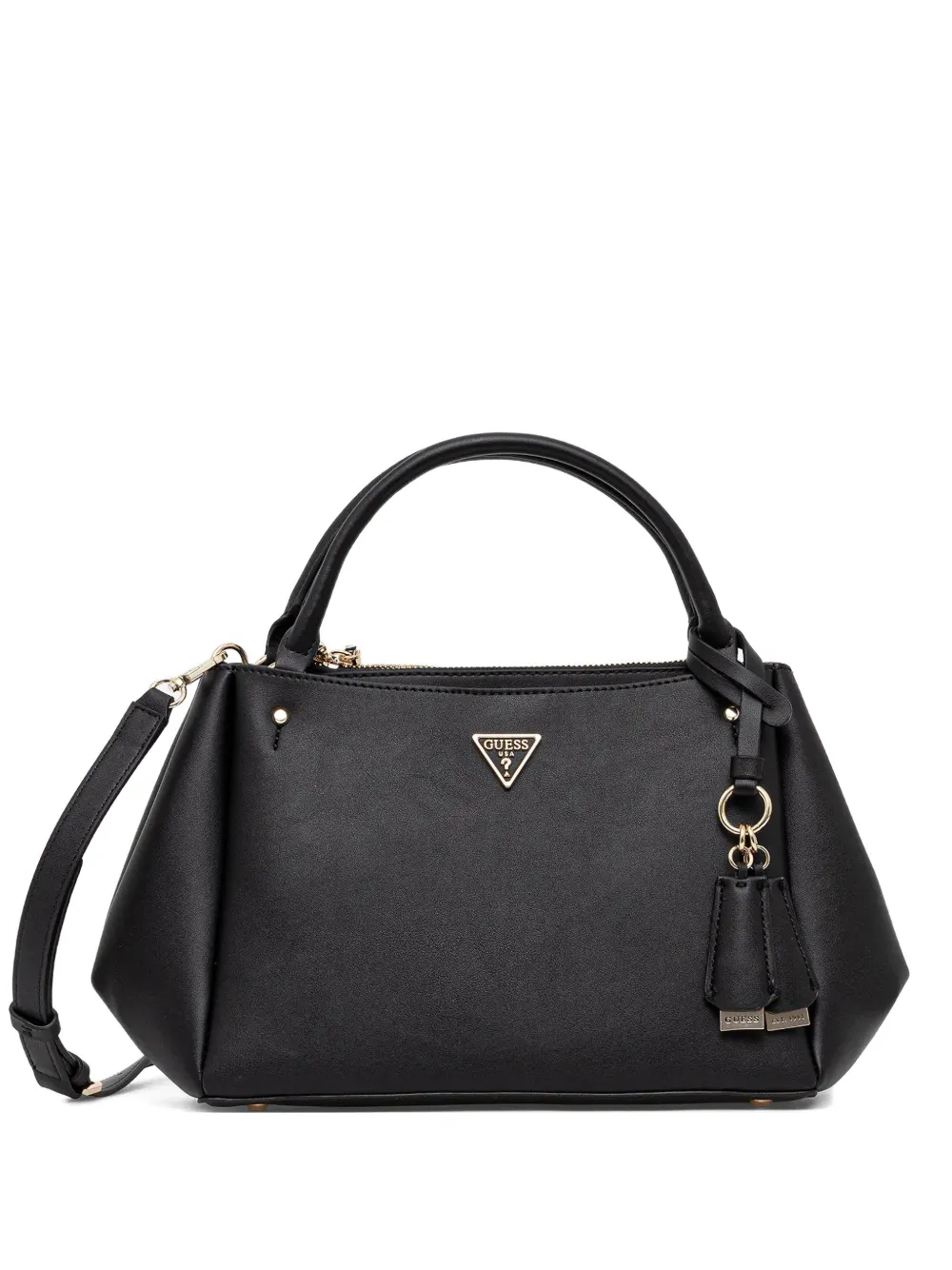 GUESS USA top-handle charm-detail tote bag | Black | Image 1