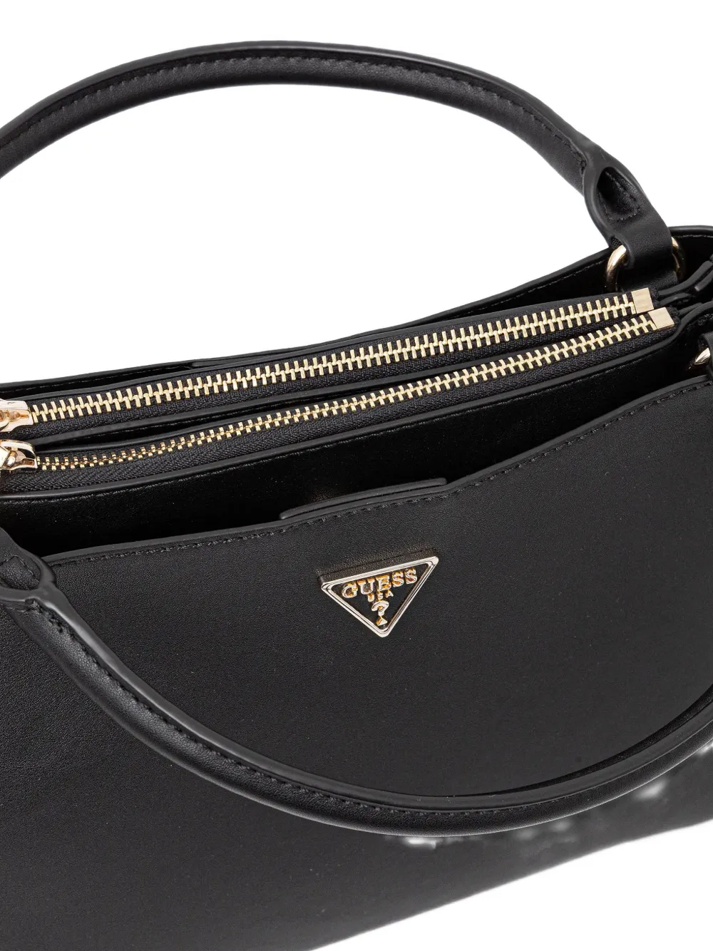 Guess Usa Top-handle Charm-detail Tote Bag In Black