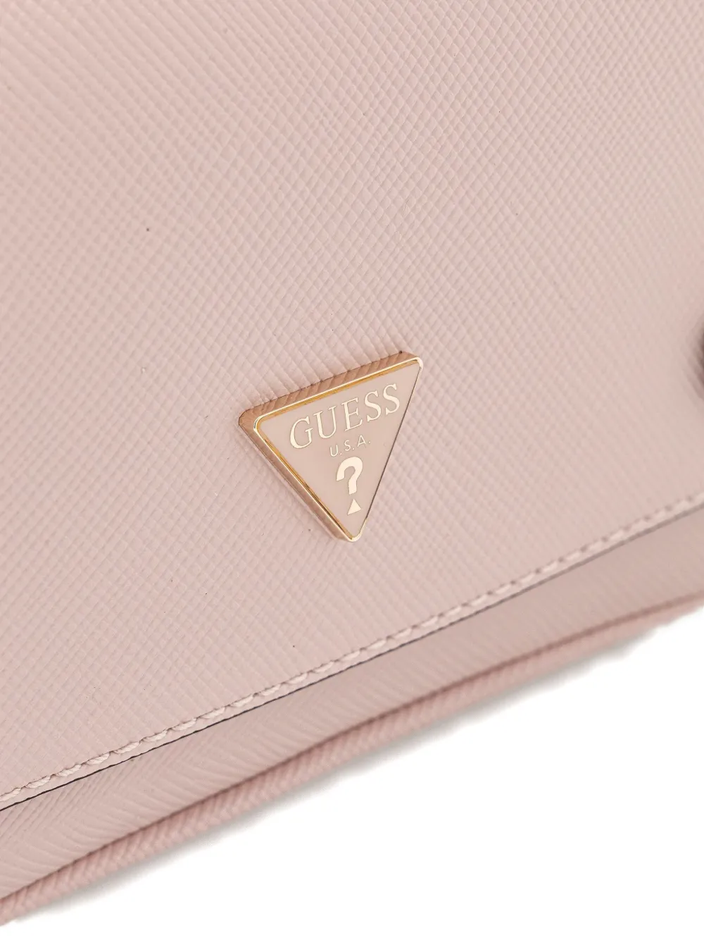 Guess Usa Logo-detail Cross Body Bag In Pink