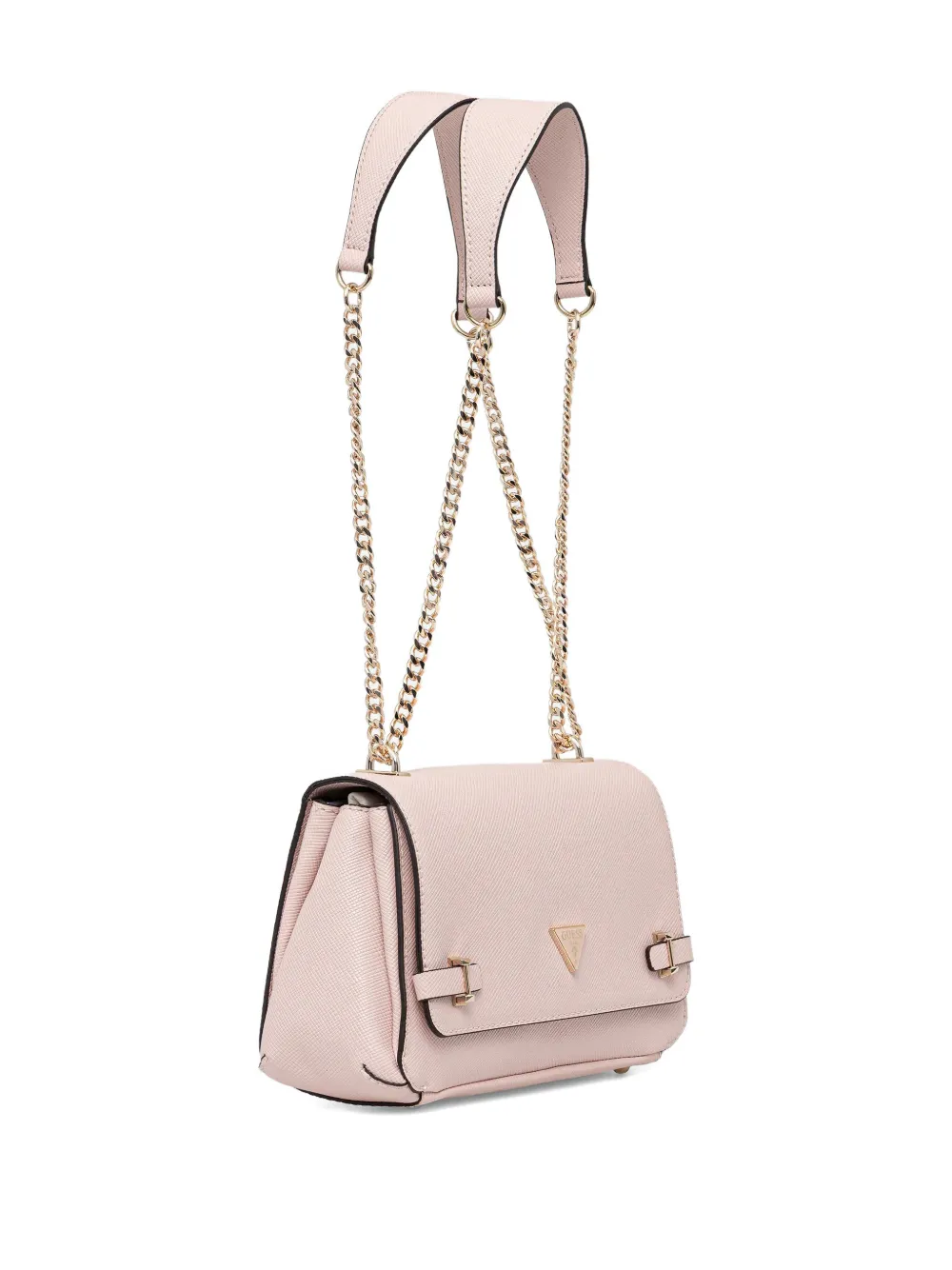 Guess Usa Logo-detail Cross Body Bag In Pink
