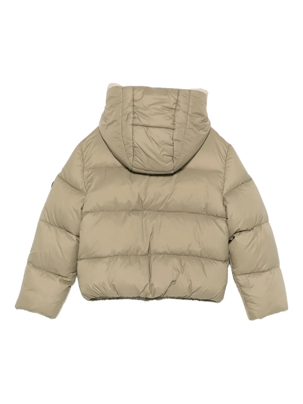 Fay Kids hooded puffer jacket Groen
