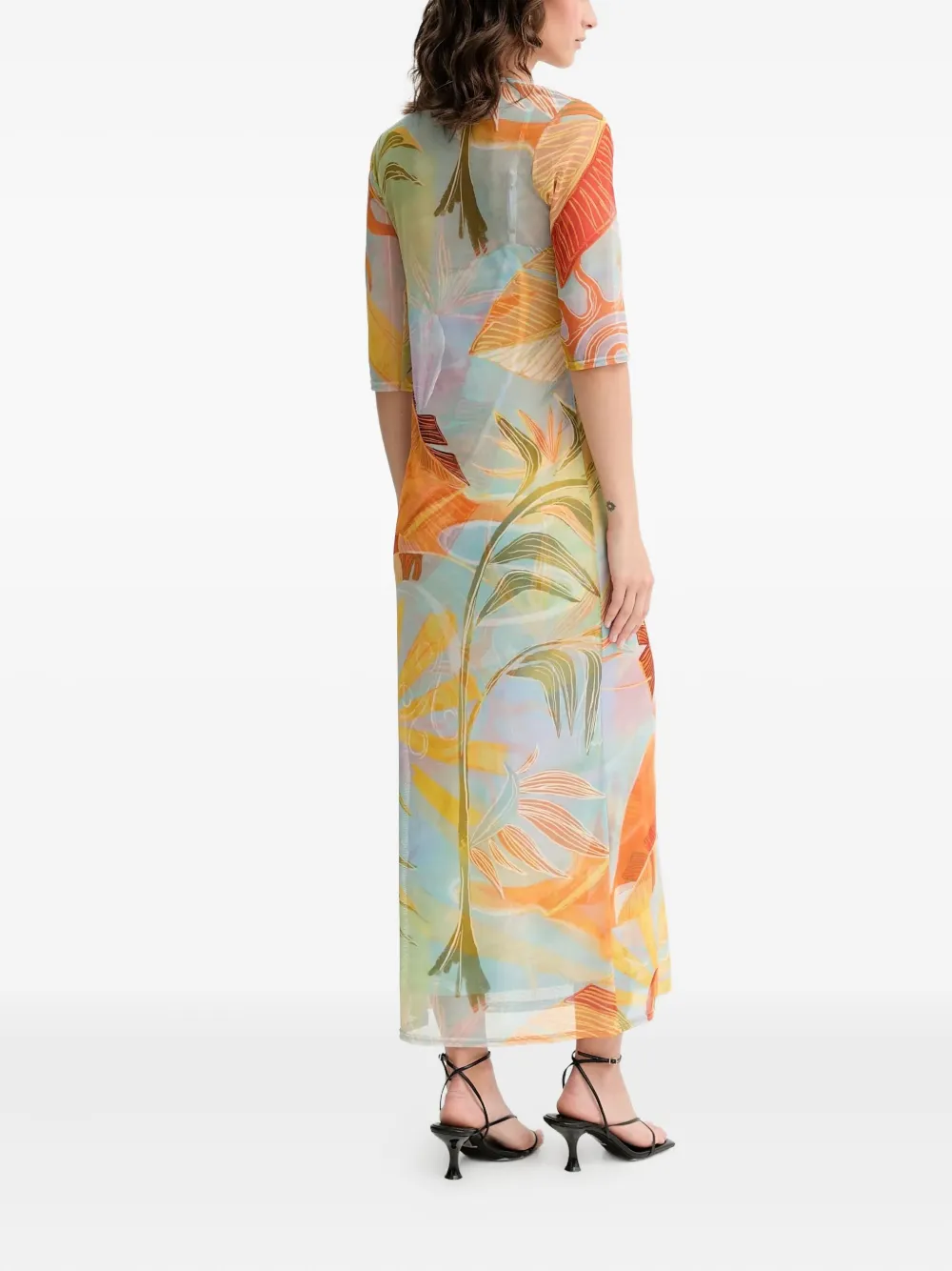 Never Fully Dressed Floral-print Maxi Dress In Brown