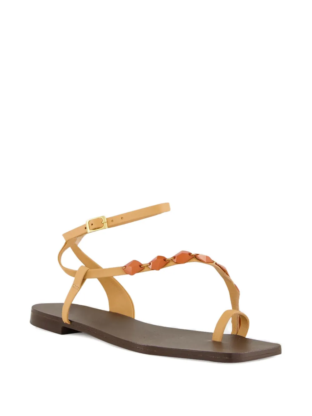 Johanna Ortiz Dazzling leather crest sandals | Flat Sandals | Image 2